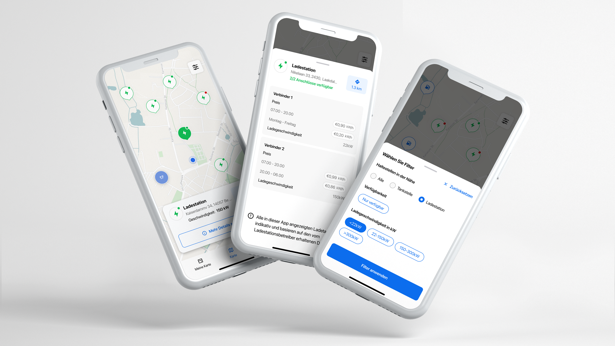 Einsicht in unsere Lade-App FleetPay